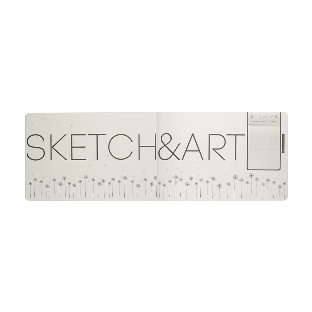 Скетчбук "Sketch&Art. Horizont", 21x14 см, 200 г/м2, 48 листов, серый - 5