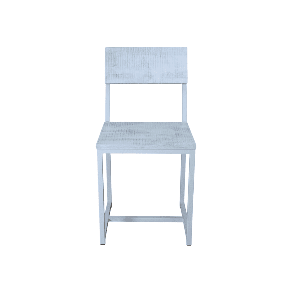 Стул ALLERD RION, металл, ЛДСП, белый муар, Энигма - 2