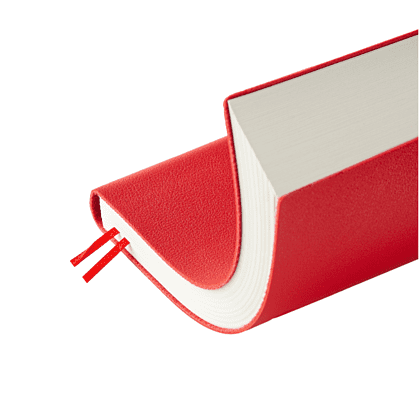 Ежедневник недатированный "Grand", А5, 256 страниц, красный - 7