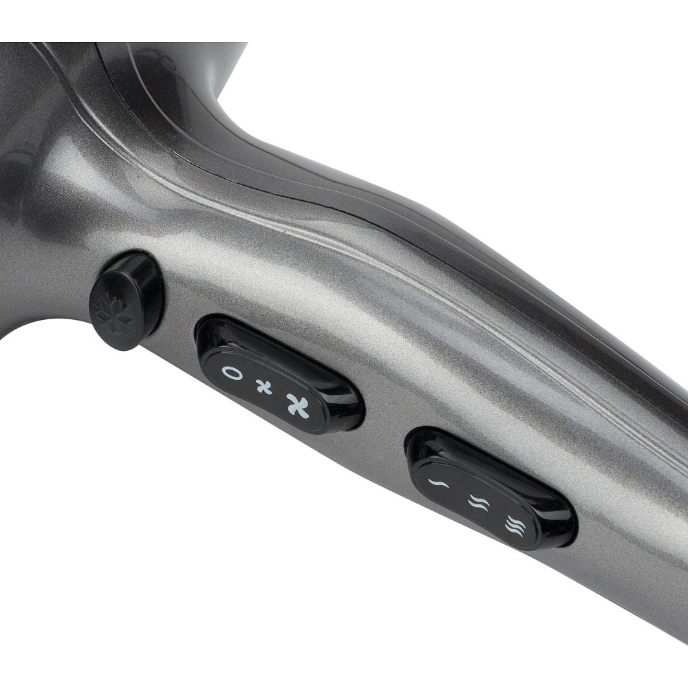 Фен настенный BXG-2000A1, ABS-пластик, хром - 9