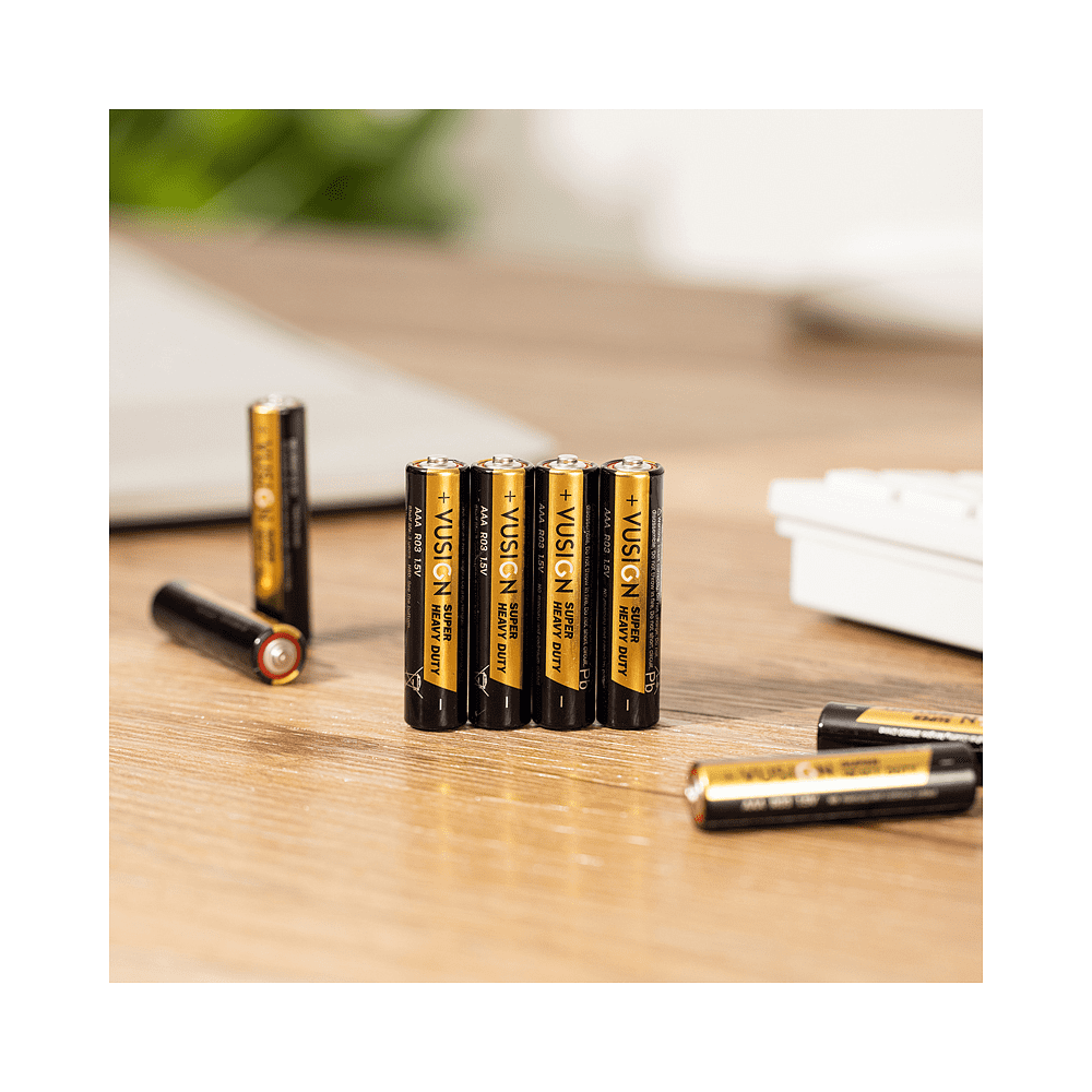 Батарейки солевые Deli "VUSIGN AA/R6P" 4 шт  - 2