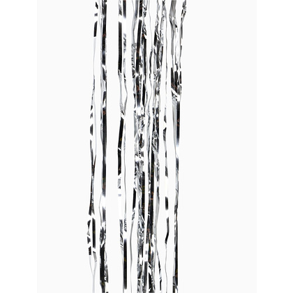 Гирлянда-дождик "Новогодний", 7,5х150 см, фольга, серебристый - 5