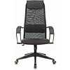 Кресло руководителя "Бюрократ CH-607 TW-01", сетчатая ткань, пластик, черный - 2