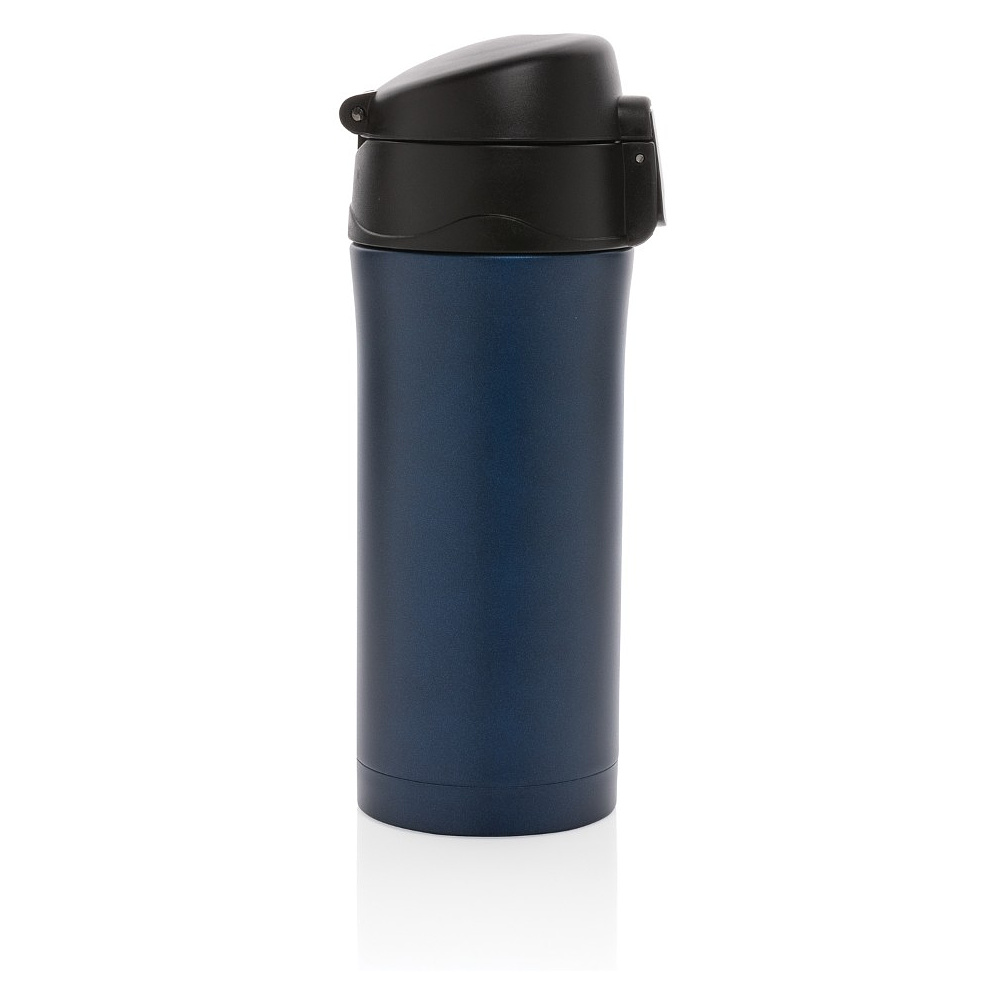 Кружка термическая "Easy Lock Metallic", металл, полипропилен, 300 мл, синий - 2