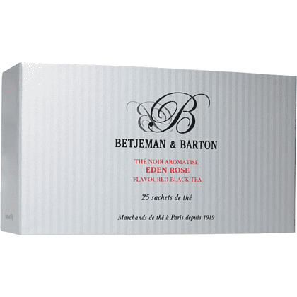 Чай "Betjeman Barton", 25 пакетиков х2 г, черный, Eden Rose