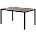 Стол Millwood Сеул, 1300х800 мм, бетон, черный