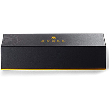 Ручка-роллер "Cross Classic Century", 0.7 мм, черный, золотистый, стерж. черный