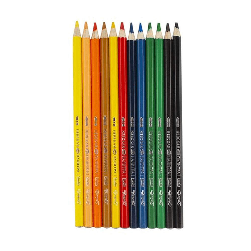 Карандаши акварельные "Сонет цветочное вдохновение", 12 цветов - 2