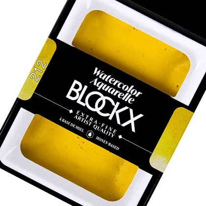Краски акварельные "Blockx. Giant pan", 212 желтый Блокс, 18 мл., кювета - 3