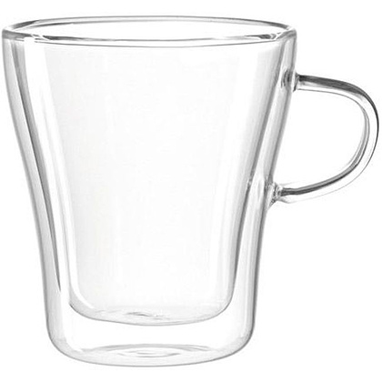 Чашка "Duo", стекло, 250 мл, прозрачный