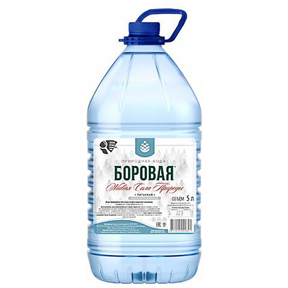 Вода питьевая "Боровая", негазированная, 5 л