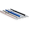Ручка шариковая автоматическая Xindao "X3.1", 1.0 мм, синий, серебристый, стерж. синий - 5