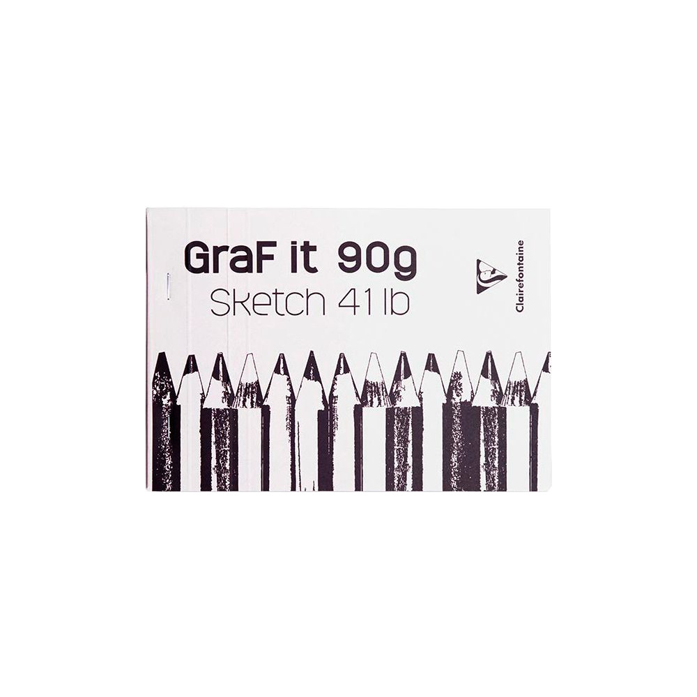 Скетчбук "Graf It", A5, 90 г/м2, 80 листов, белый
