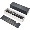 Ручка перьевая "Parker IM Black Lacquer CT", F, черный, серебристый, патрон синий - 5