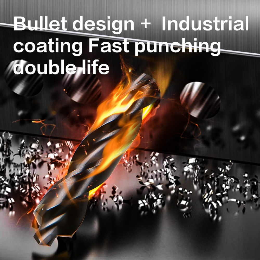 Сверло по металлу Deli RS EDH-MHZ075-E4, 7.5 мм, DIN 338, HSS-TiN - 6