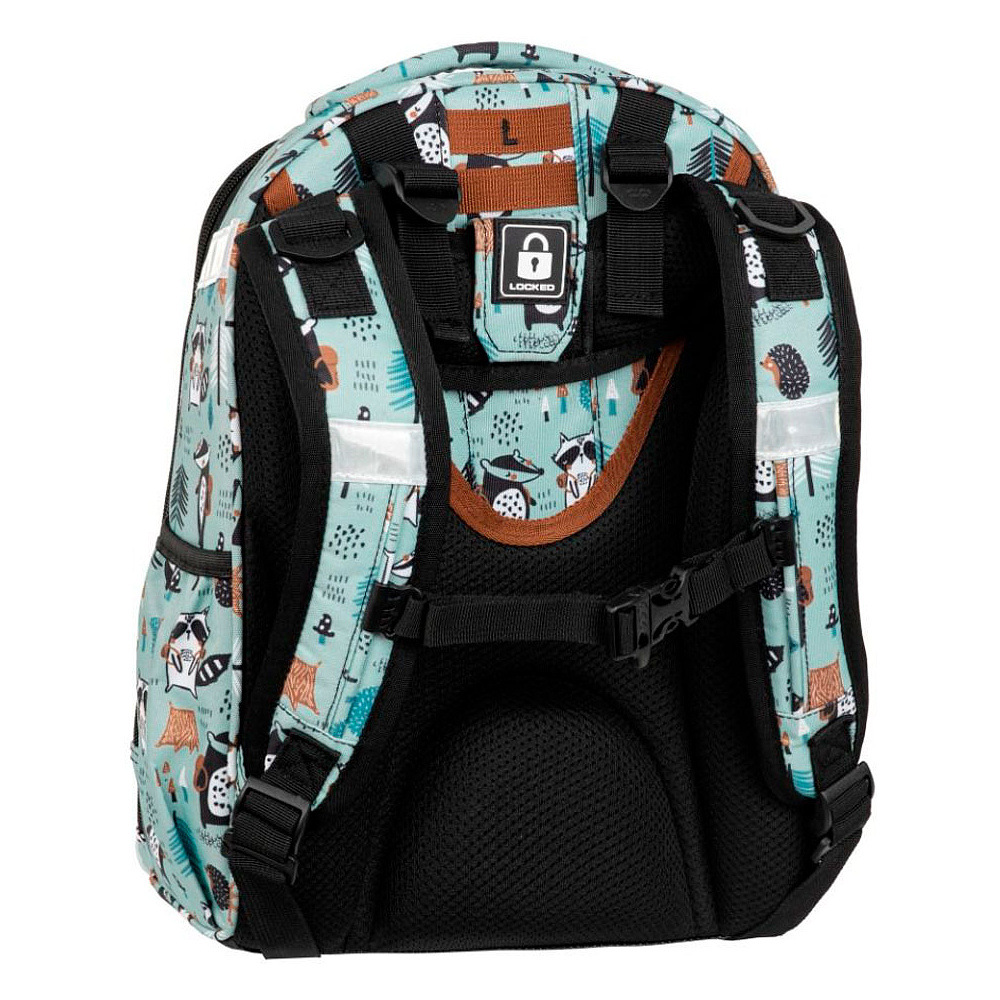 Рюкзак школьный "Vert Shoppy", мятный, черный - 2