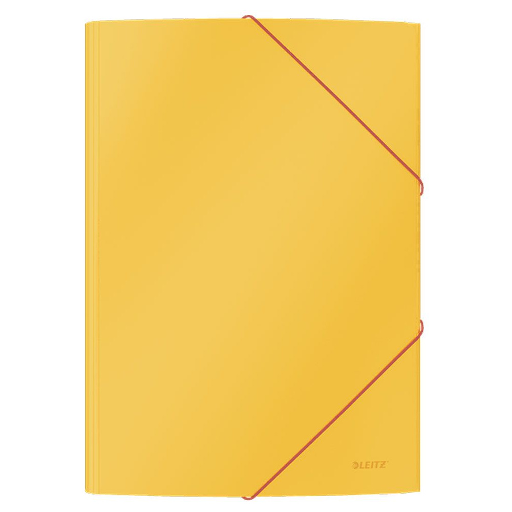 Папка на резинках "Leitz Cosy", А4, 31 мм, картон, желтый