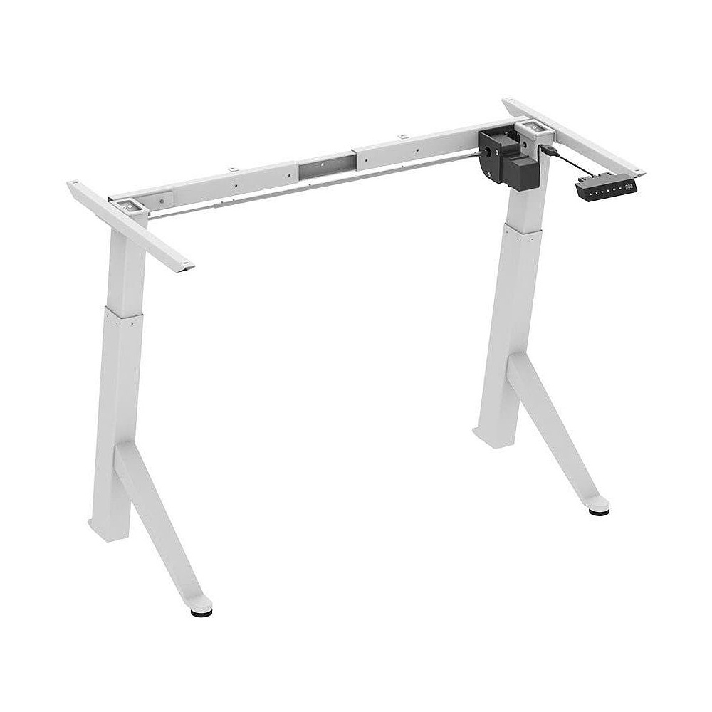 Каркас стола с электроприводом одномоторный 2-х ступенчатый "Waltz A2Y-RH-WH", USB зарядка, белый