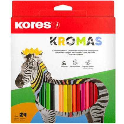 Цветные карандаши "Kromas", 24 цвета