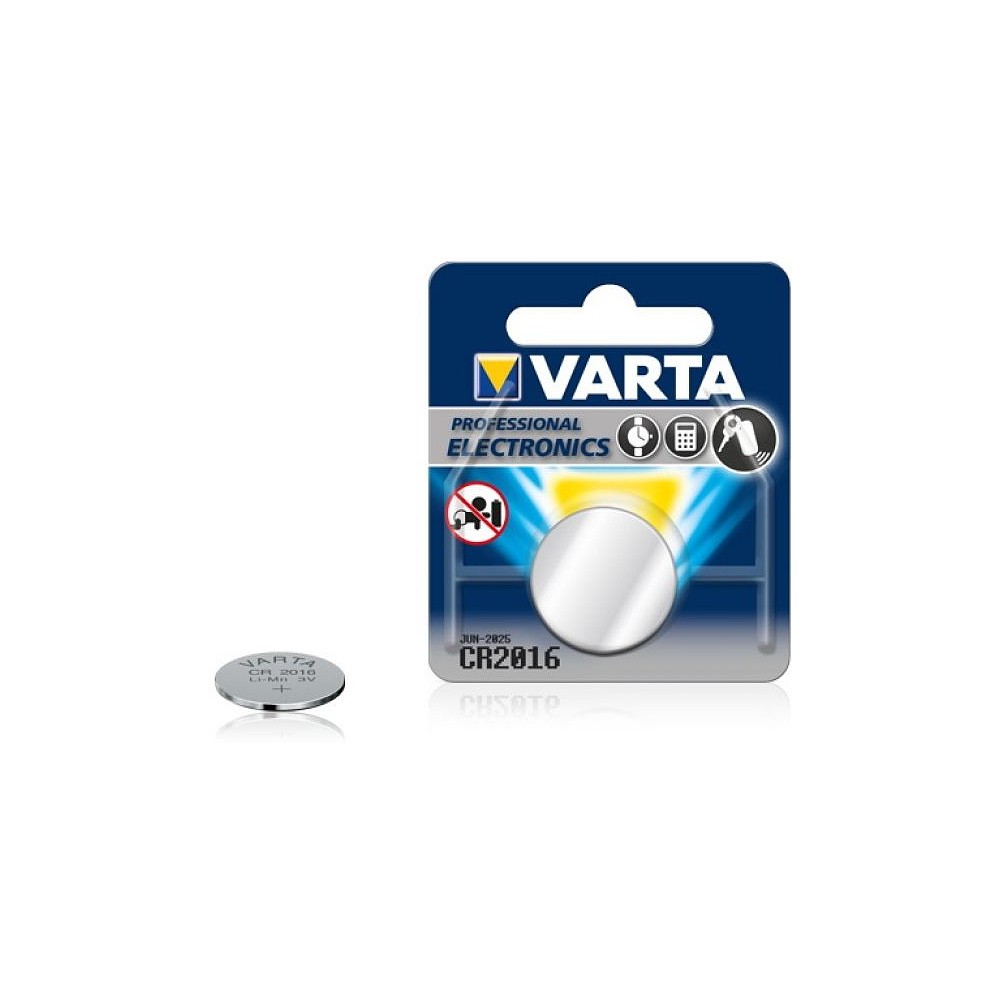 Батарейка литиевая дисковая Varta "Lithium CR2016", 1 шт.