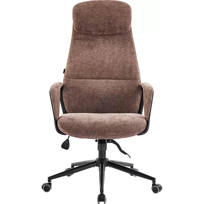 Кресло компьютерное EVERPROF Otto, Black ткань, коричневый, металл, корпус черный - 2
