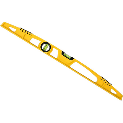 Уровень строительный литой Deli YS EDL290600Q, 600 мм, с двойным обзором