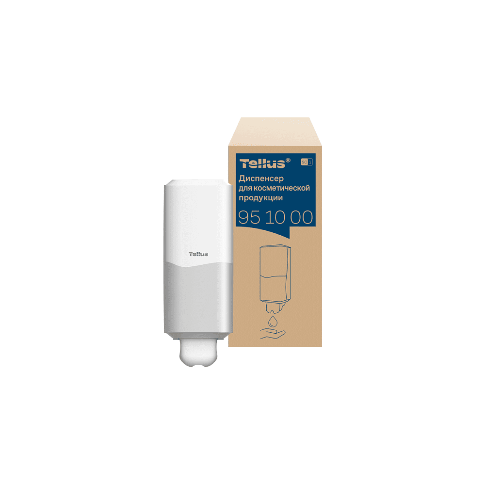 Диспенсер Tellus для косметической продукции, белый, SC1 - 5