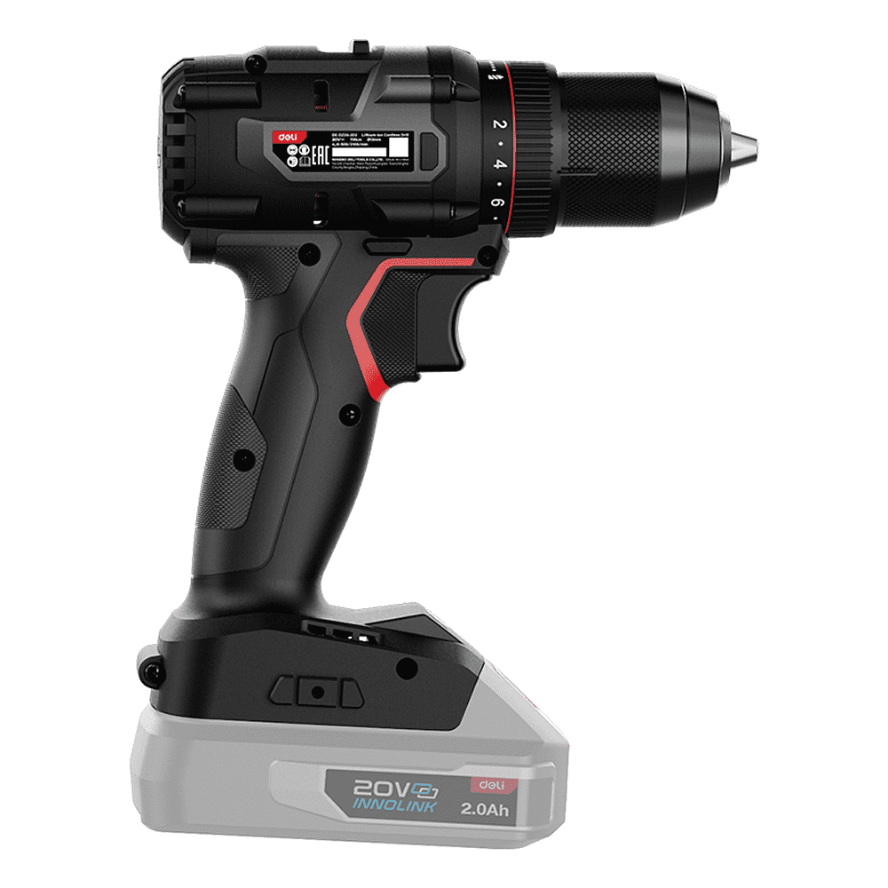 Аккумуляторная дрель-шуруповерт Deli RS EDE-DZ20-2, 20 В, 70 Нм, без АКБ и З/У, коробка - 2