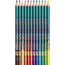 Цветные карандаши "Dragon", трехгранные, 12 штук 