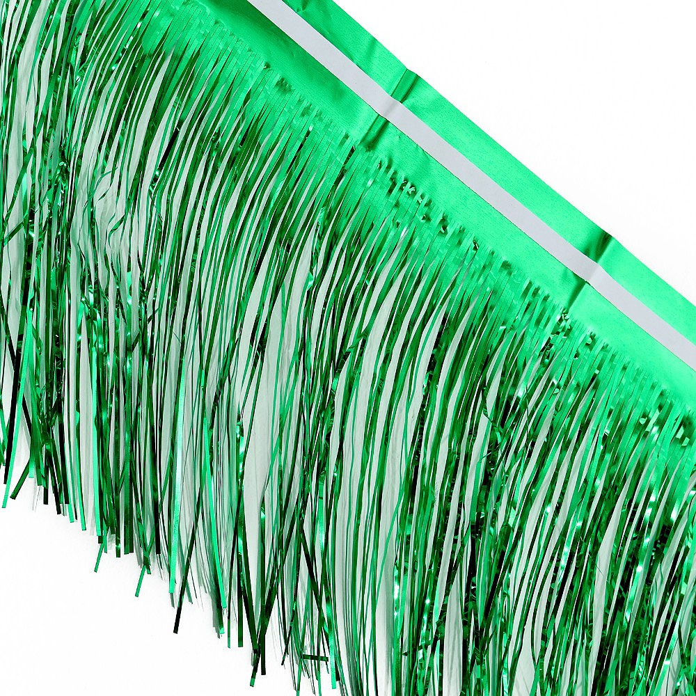 Гирлянда "Дождик", 2 м, ПВХ, с липкой лентой, зелёный - 4