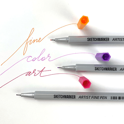 Ручка капиллярная "Sketchmarker", 0.4 мм, манго - 3