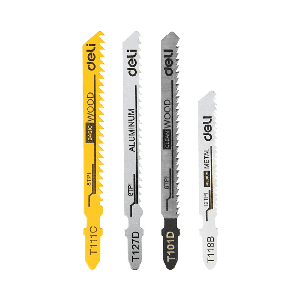 Набор пилок Deli YS EDH-QJT008-EH1, для лобзика, универсальный, 8 шт - 11