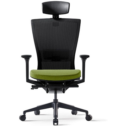 Кресло для руководителя BESTUHL "S10", сетка, ткань, пластик, зеленый - 2