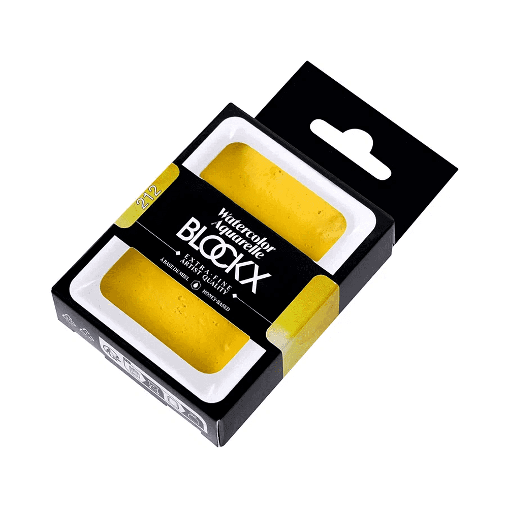 Краски акварельные "Blockx. Giant pan", 212 желтый Блокс, 18 мл., кювета - 2