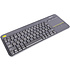 Клавиатура Logitech "Wireless Touch Keybord K400 plus", радио, беспроводная, черный