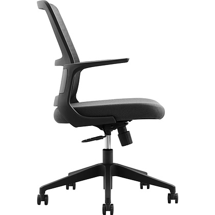 Кресло для персонала EVERPROF Elf, сетка, черный - 4