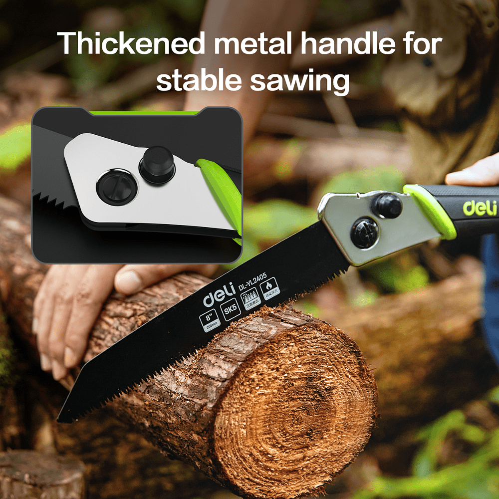 Пила садовая Deli GS EDL-YL2404, 178 мм, складная - 6