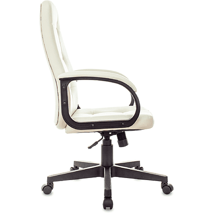 Кресло для руководителя Бюрократ "CH 002", экокожа, пластик, слоновая кость - 3