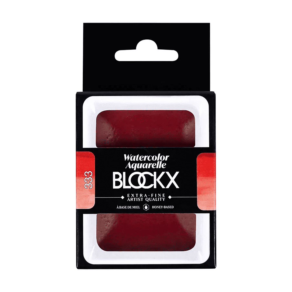 Краски акварельные "Blockx. Giant pan", 333 перилен красный, 18 мл., кювета