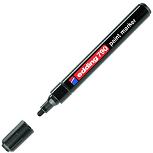 Маркер перманентный на нитрокраске Edding "790", желтый