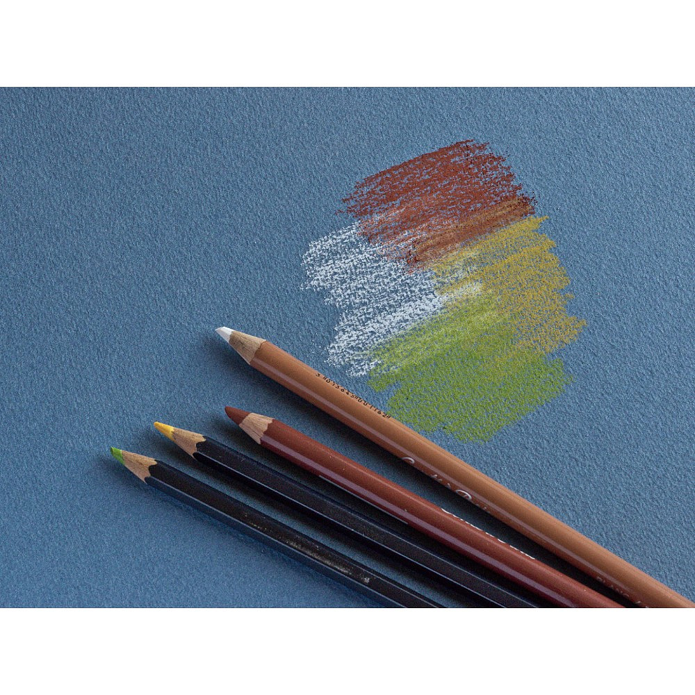 Бумага для смешанных техник"Fabriano. Cromia", 50х65 см, 220 г, синий - 4