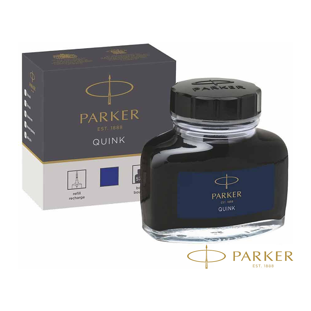 Чернила для перьевых ручек "Parker", 57 мл, синий