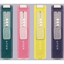 Ластик-точилка Milan "Stick", 1 отверстие, с контейнером