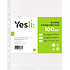 Файл (папка-карман) "Yesli", A4, 100 шт, 45 мкм, прозрачный