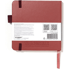 Скетчбук "Sketchmarker", 12х12 см, 140 г/м2, 80 листов, красный винтаж