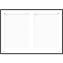 Ежедневник недатированный "Velvet", А4, 272 страницы, темно-синий