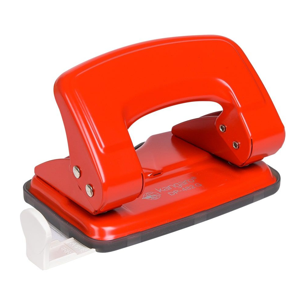Дырокол Kangaro "DP-482 G", 16 листов, красный