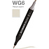 Маркер перманентный двусторонний "Sketchmarker Brush", WG6 теплый серый 6
