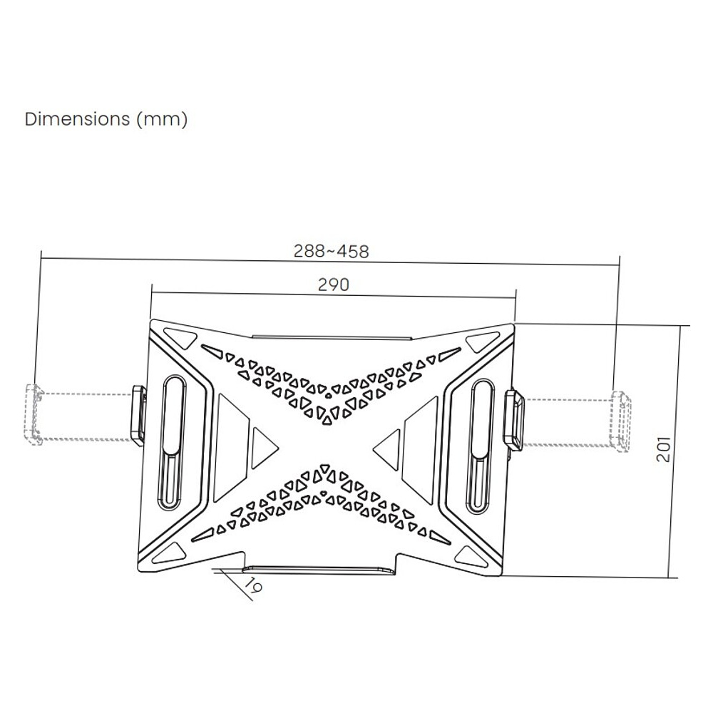 Крепление для ноутбука Lapter X SILVER, серебристый - 7