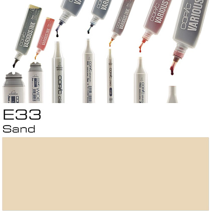 Чернила для заправки маркеров "Copic", E-33 песок - 2